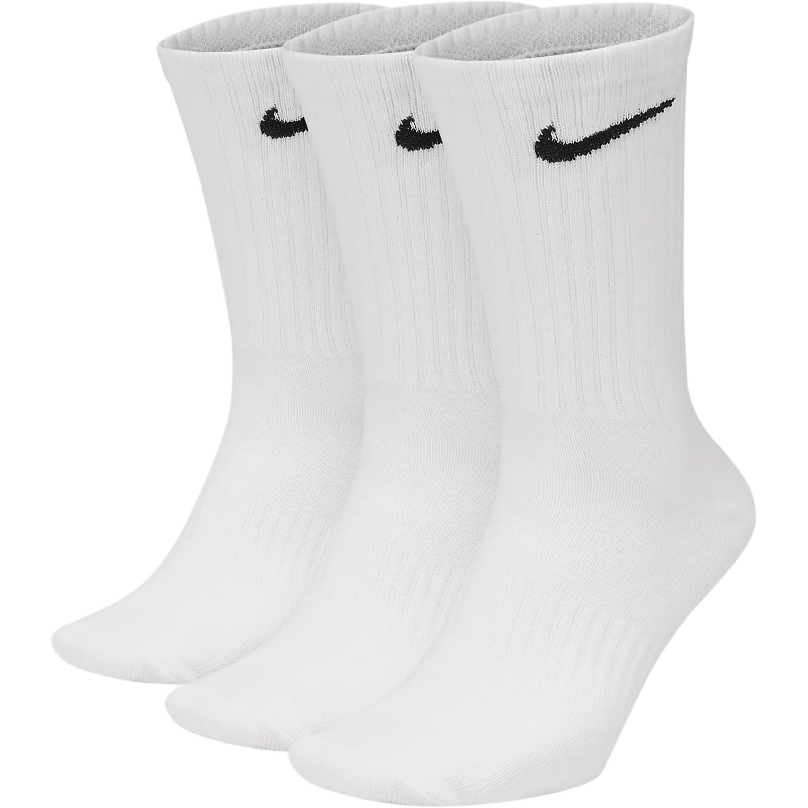 Nike Crew Socks Unisex 3 Pack White