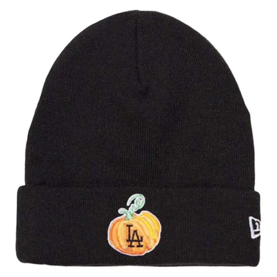 New Era Cotton Beanies Unisex Black