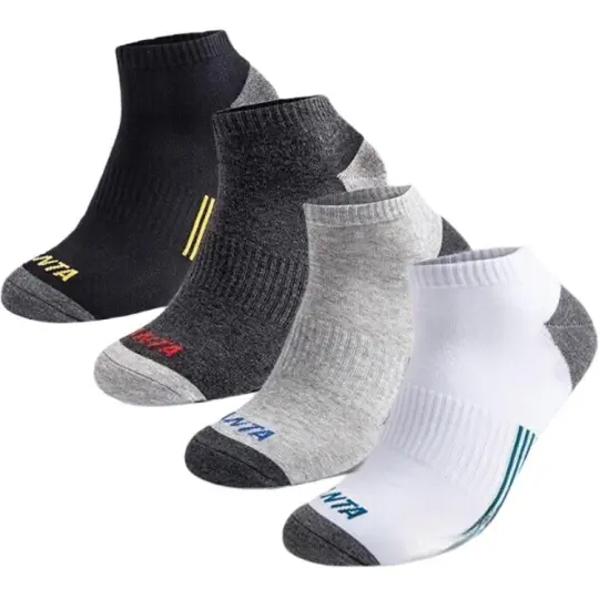 Anta Variety Training Collection Ankle Socks Unisex 4 Pack