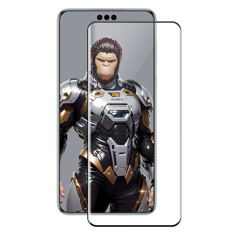 Mr. Blue Ape BLUEO tempered film suitable for Huawei Mate70Pro/Pro+/Mate60 series, 3D thermal bending surface, full rubber, full screen coverage, AR anti-reflection and anti-reflection, high-definition, high transparency, scratch-resistant and wear-resistant, anti-fall and explosion-proof mobile phone film