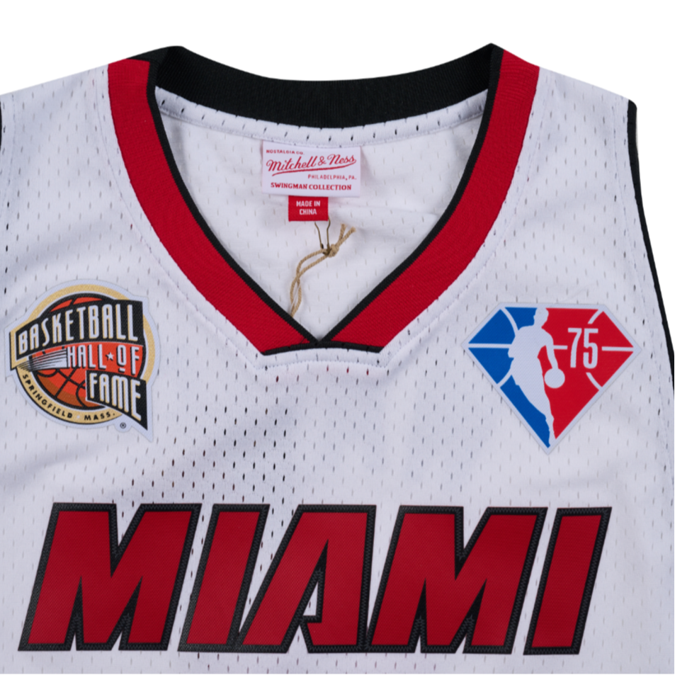 Mitchell Ness Basketball Jerseys Unisex White V Neck Moderate