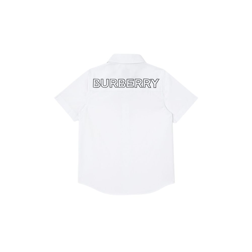 Рубашка Burberry FW22 Logo (белый) — фото 2