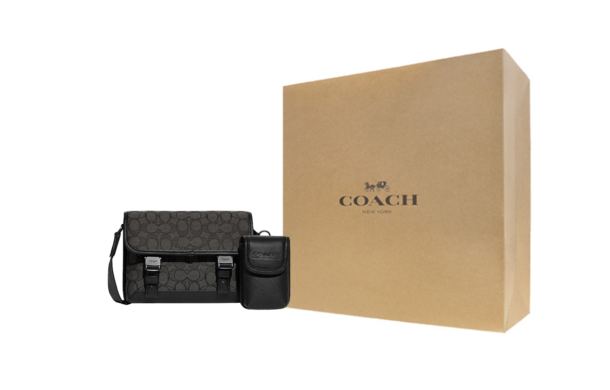 Мужская сумка COACH League 22 (черная)