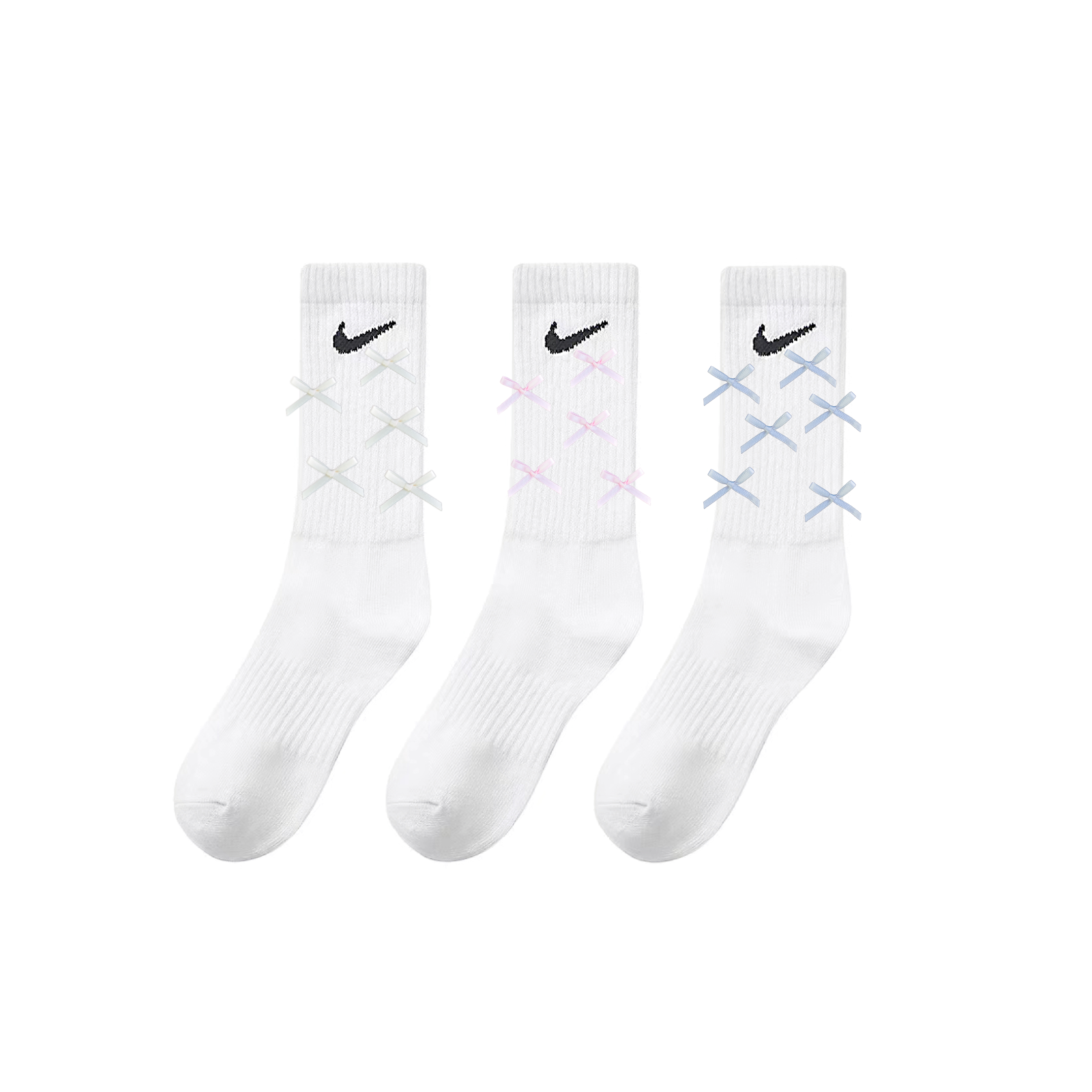 Nike Crew Socks Unisex 3 Pack White