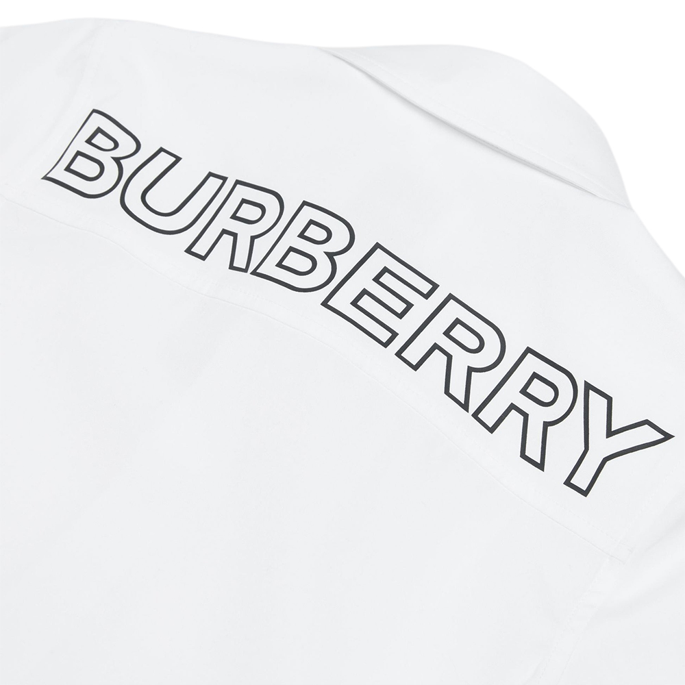 Рубашка Burberry FW22 Logo (белый) — фото 6