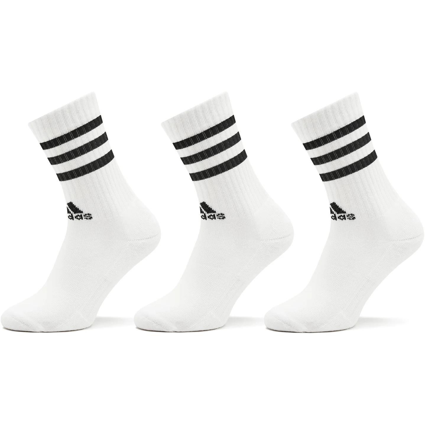 Adidas Crew Socks Unisex 3 Pack White