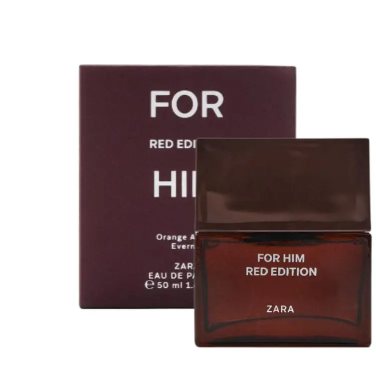 ZARA FOR HIM RED EDITION Men's Perfume Oriental Fragrance Perfume EDP 50ml