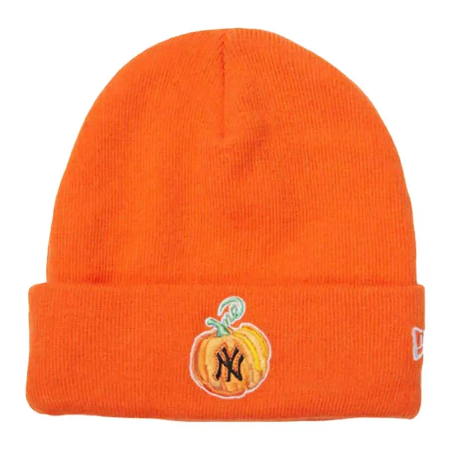 New Era Cotton , Beanies Unisex Orange