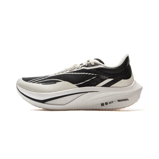 LINING Feidian 4 Challenger Running Shoes Men Low-Top Black Ecru