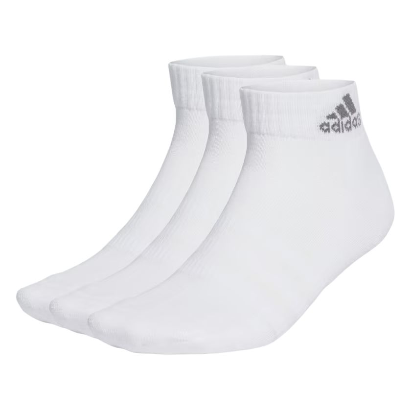 Adidas Ankle Socks Unisex 3 Pack White