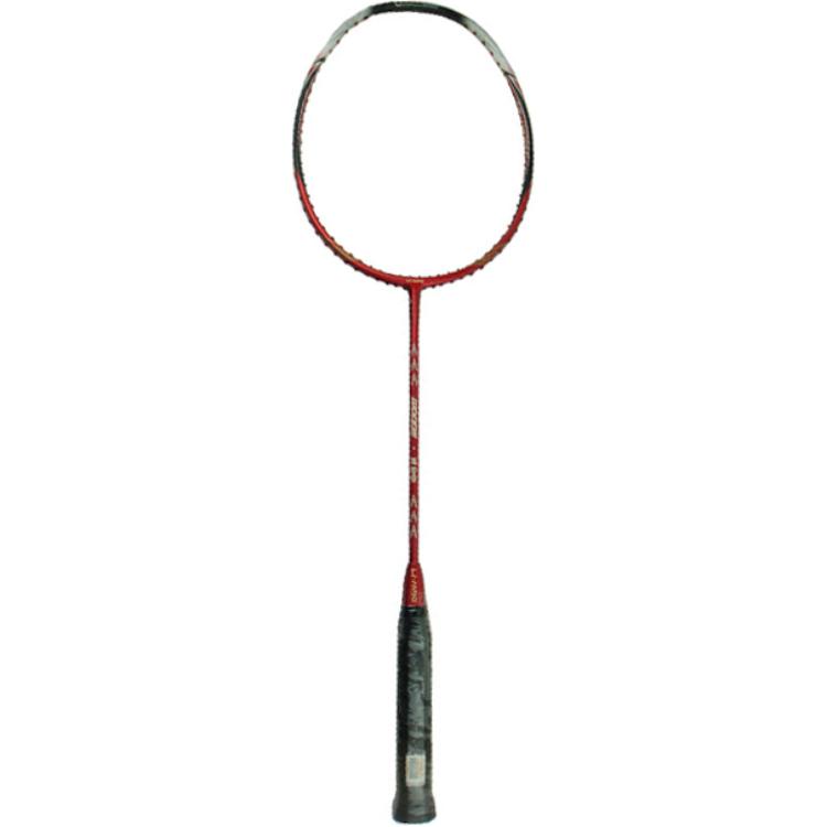 Li Ning N90 Badminton Rackets Offensive Type Heavy Head, Stiff Shaft Upper Class 4U/G5 Black Red