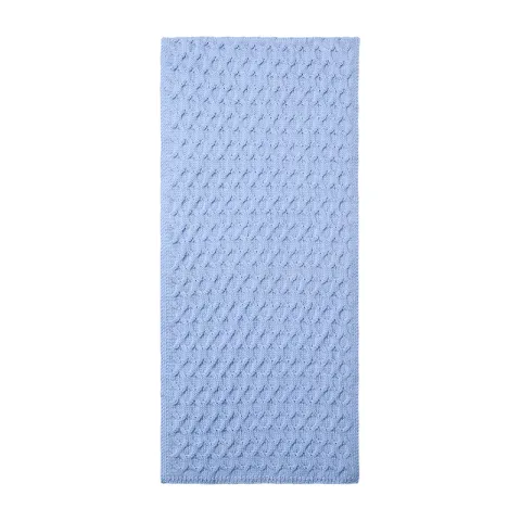 CALVIN KLEIN Sheep Wool Knit Scarves Men's Belair Blue