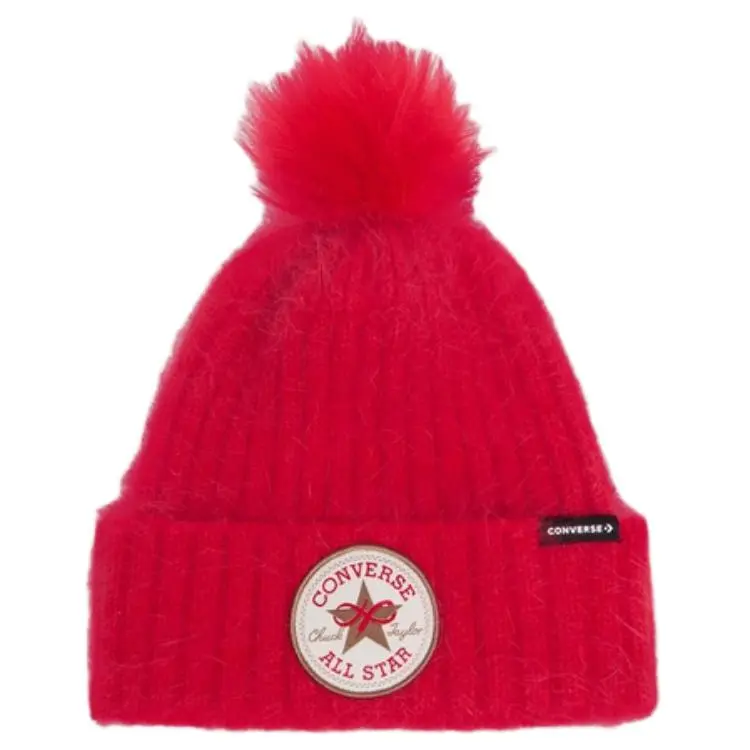 Converse Polyamide, Rabbit Fur Beanies Unisex Fuchsia