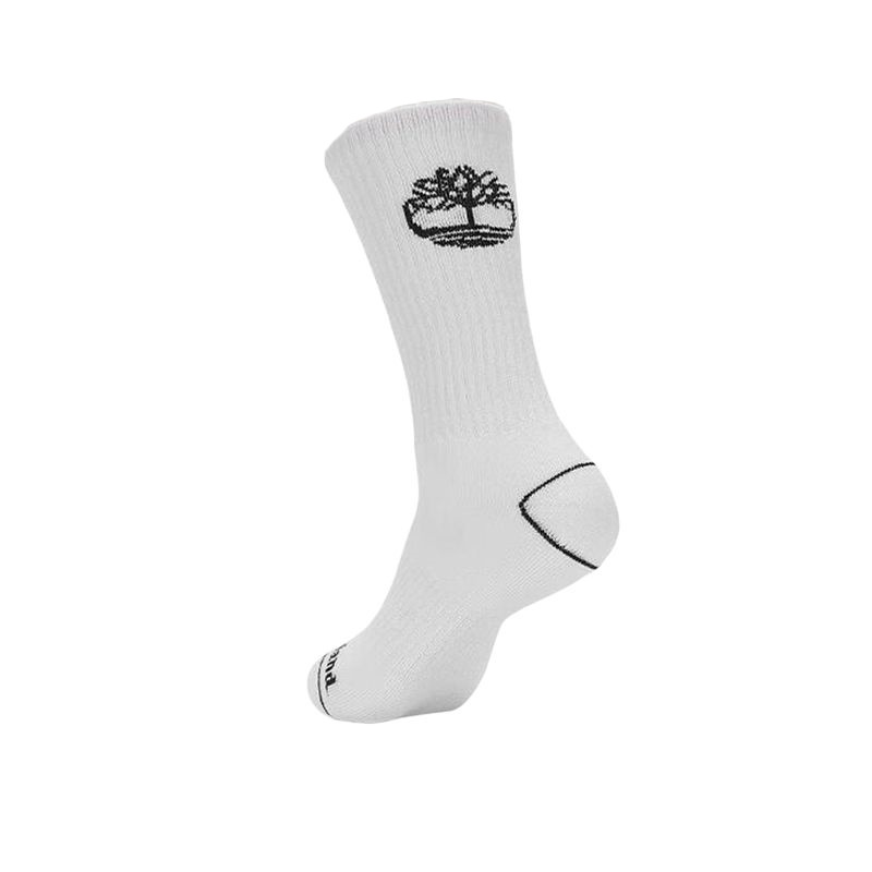 Timberland Knee High Socks Unisex 3 Pack White