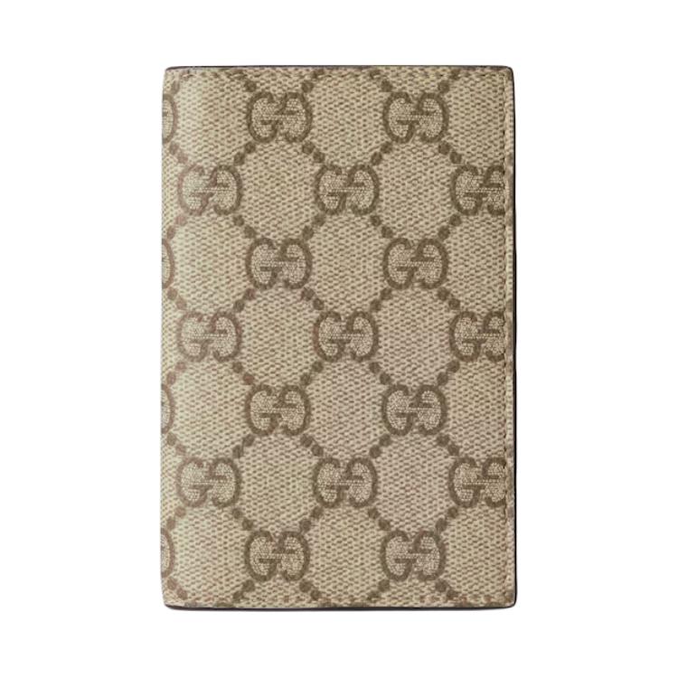 Мужской кардхолдер Gucci GG Emblem (коричневый)
