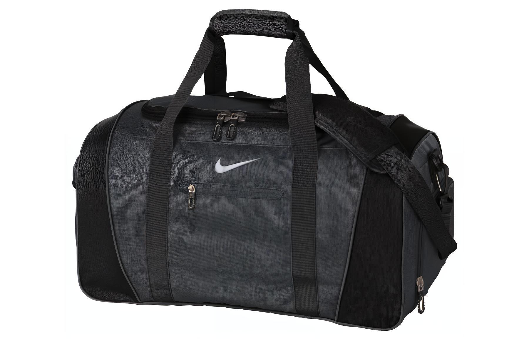 Nike Yoga Nylon Travel Bag, Gym Bag, Luggage Bag, Handbag, Shoulder Bag Regular Unisex Black Gray