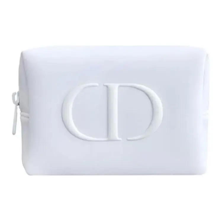 DIOR Bright White Makeup Bags Multi layer
