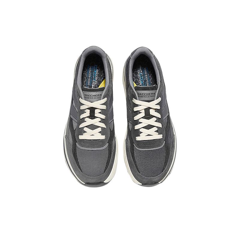 Skechers DECKLAN Breathable And Lightweight Low top Running Shoes Men’s Gray
