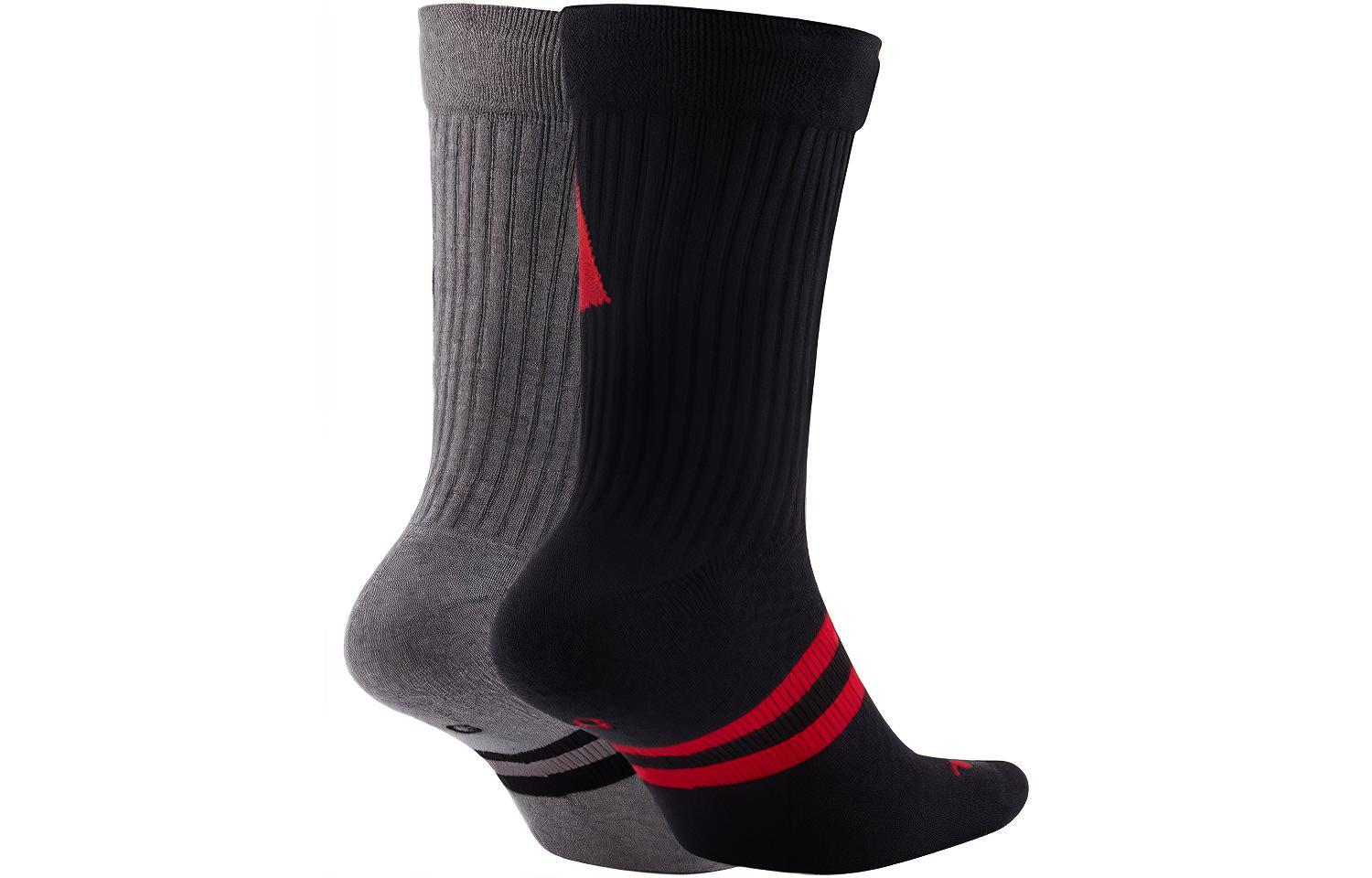 Jordan Crew Socks Unisex 2 Pack Multicolor