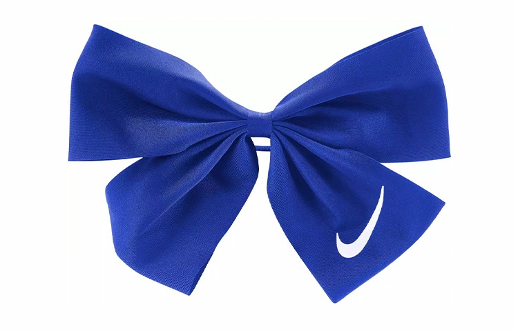 Женская повязка на голову Nike Hair Bow (синяя)