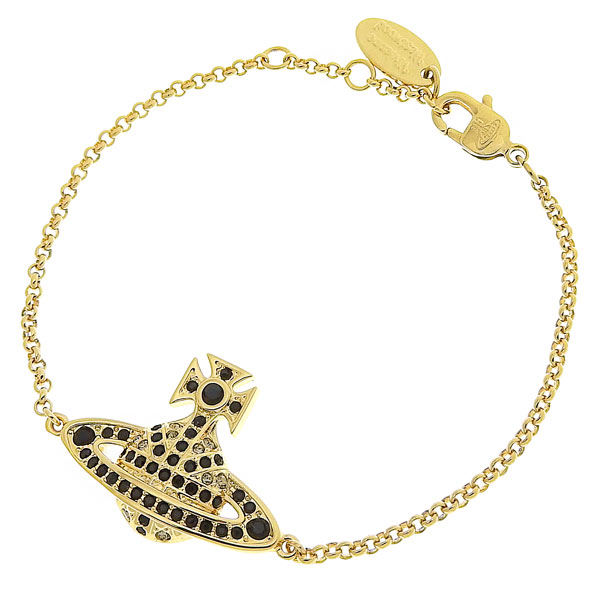 Женский браслет Vivienne Vivienne Westwood Jack (золотисто-черный)