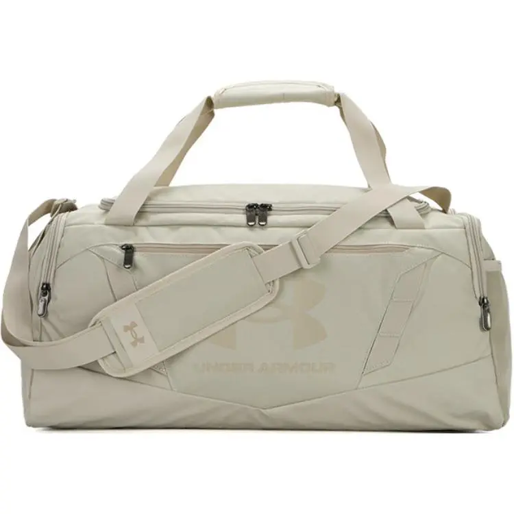 Under Armour Polyester Portable One Shoulder Crossbody Gym Bag Regular Unisex Beige