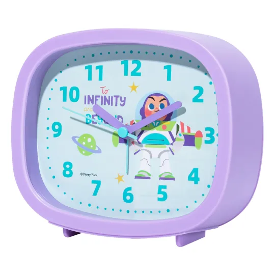 Disney Electronic Movement Alarm Clock Unisex Purple