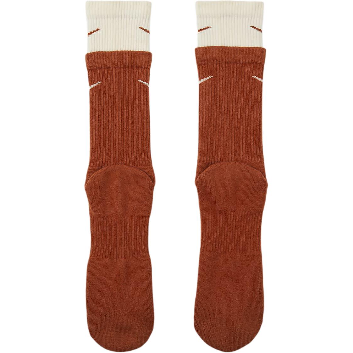 Nike Crew Socks Unisex 1 Pack Dark Reddish Umber