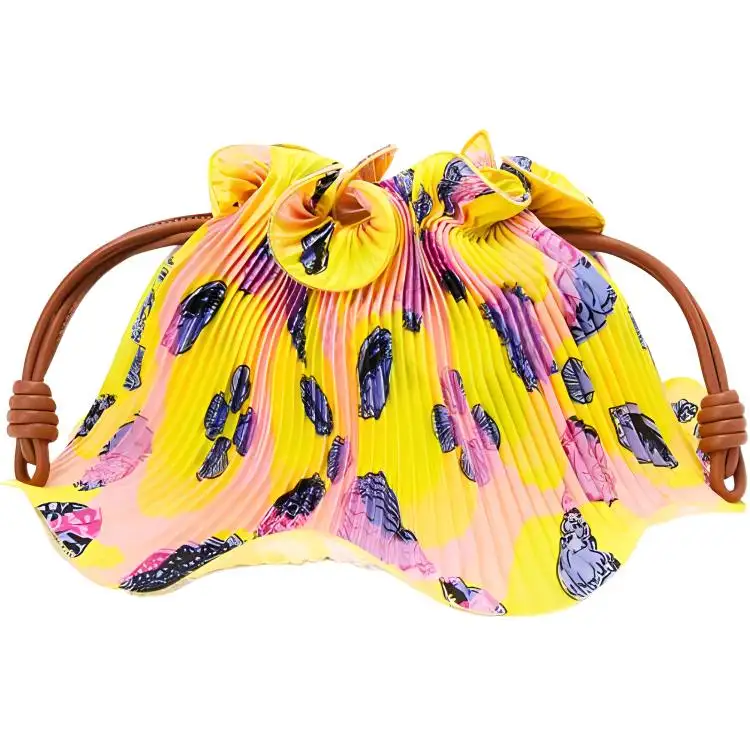 LOEWE Flamenco Cow Leather Clutch Mini Women's