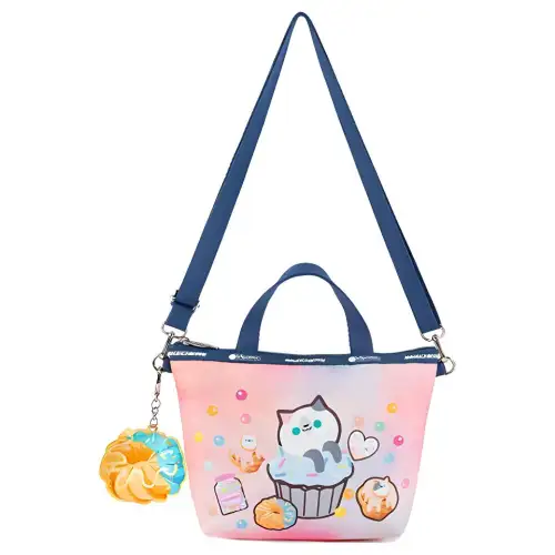 Skechers LeSportsac LePoesi, Collaboration Fabric Handbag Regular Women's Sweetheart Cat Bakery