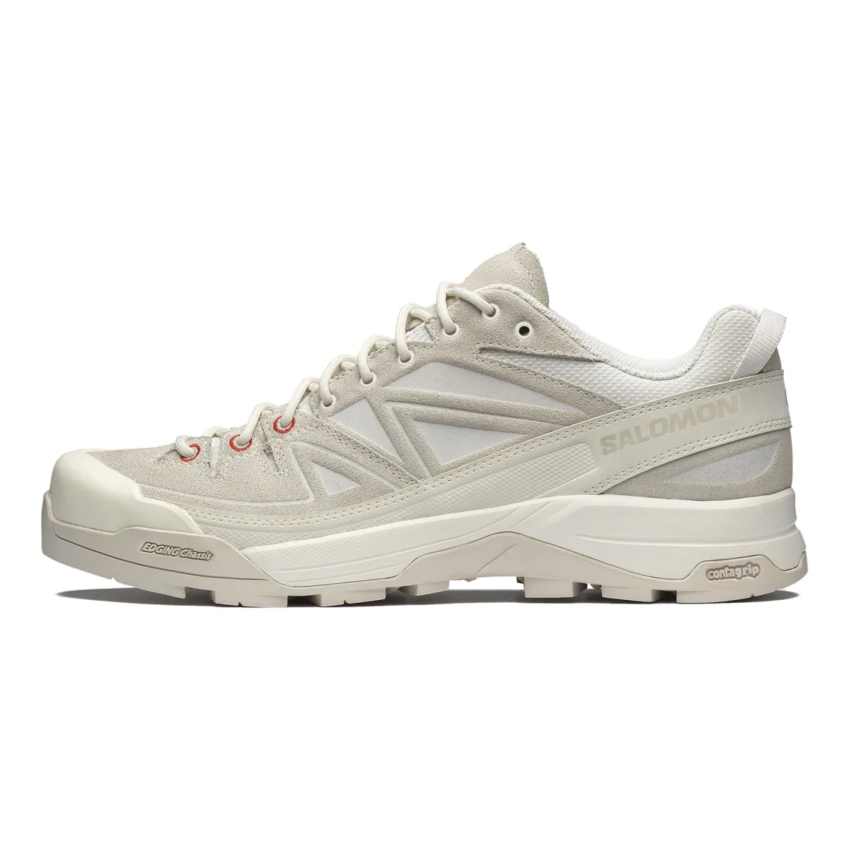 SALOMON Chinese New Year Canvas Breathable Low top Running Shoes Unisex Vanilla Earth Gray Fire Red