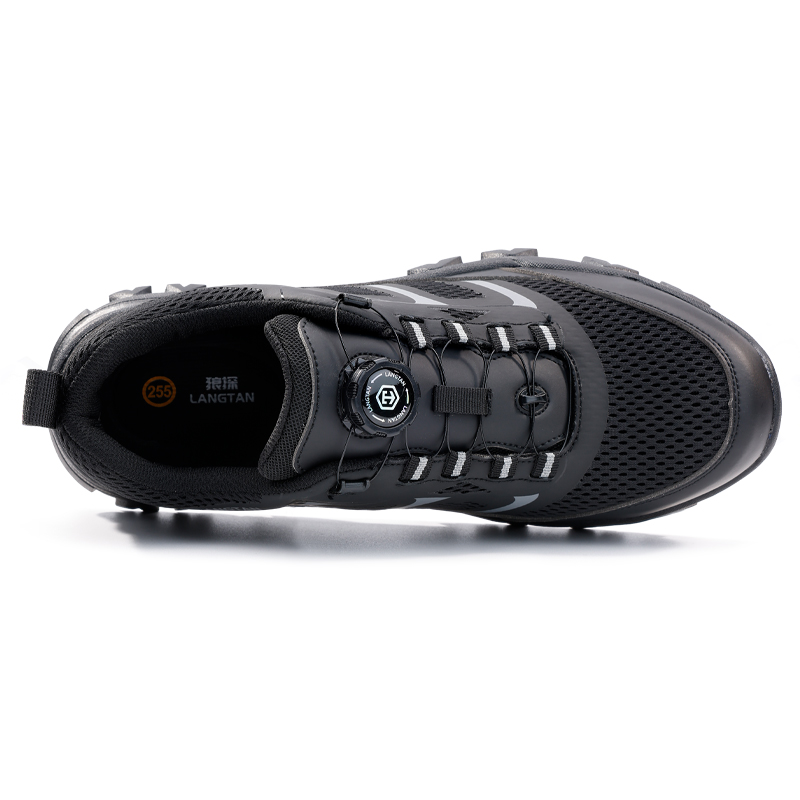 LANGTAN Abrasion Resistant, Impact Resistant Abrasion Resistant Impact Resistant Low top Outdoor Shoes Unisex Black