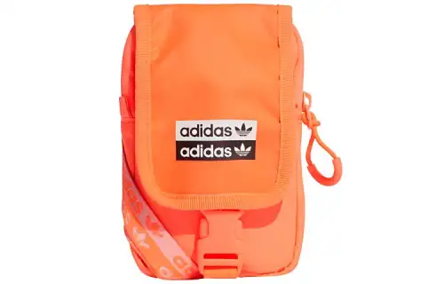 Adidas Originals Polyester Crossbody Bag Regular Unisex Orange