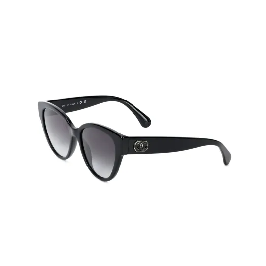 CHANEL Butterfly Sunglasses Unisex Black