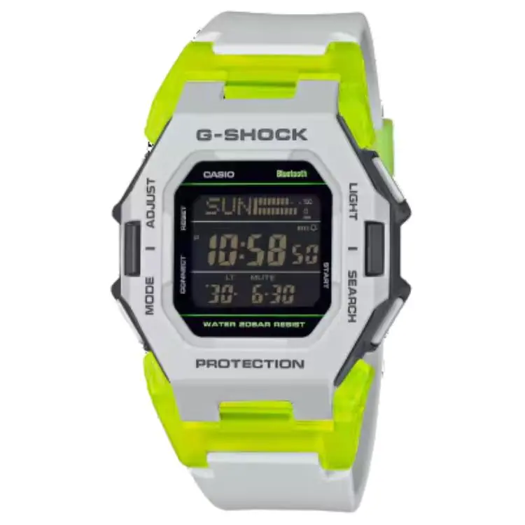 CASIO GD B500 Collection 200m Waterproof Quartz Movement Resin Strap Watch Men's Watches Black Dial