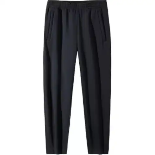 Anta Variety Training Collection Casual Minimalist Style Solid Color Fleece Lined Straight Fit Knitted Sweatpants Men's