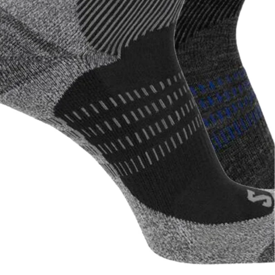 SALOMON Crew Socks Unisex 2 Pack Black