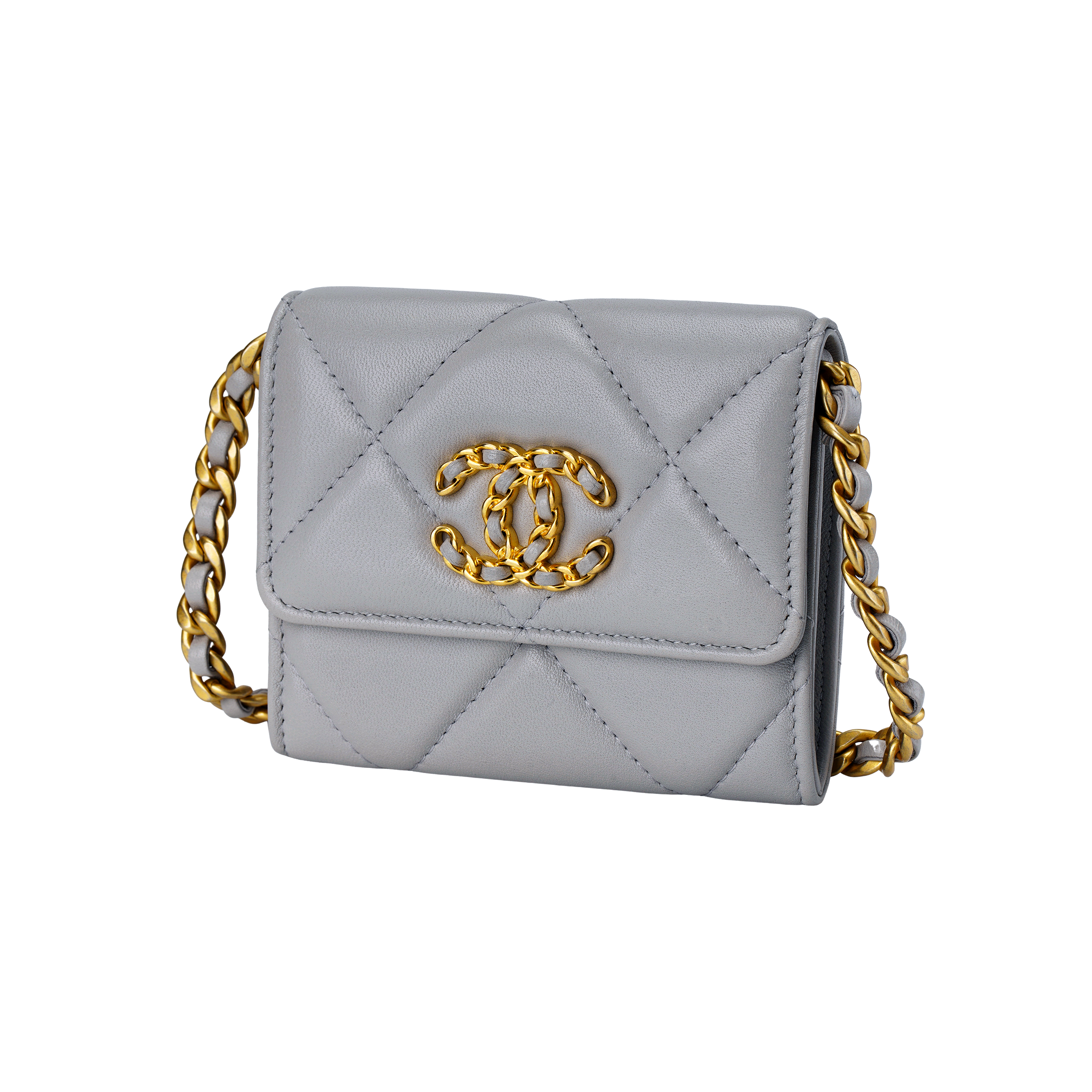 Женская сумка Chanel 19 Bag (серая) — фото 2