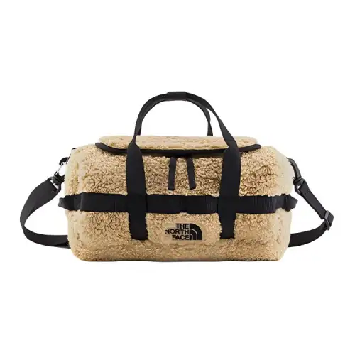 THE NORTH FACE 5.7L Outdoor Bags Faux Sherpa Khaki Unisex