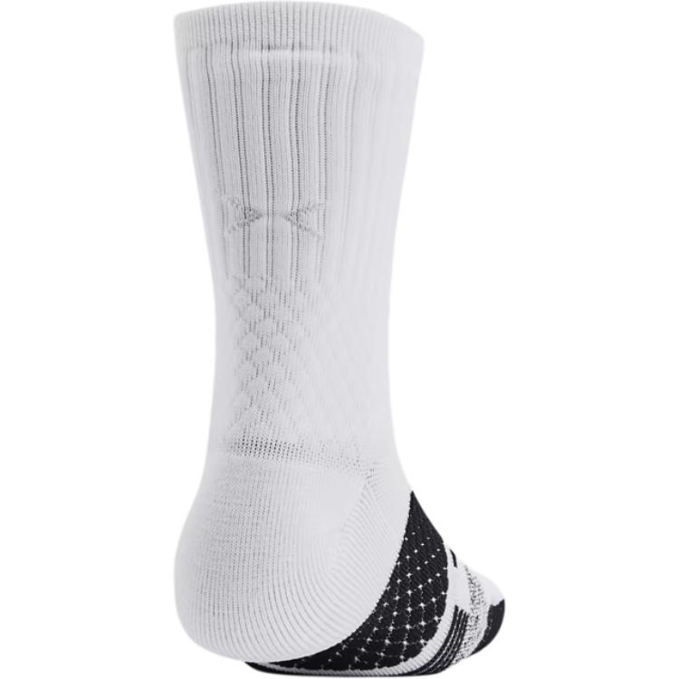 Under Armour Playmaker Curry ArmourDry™ Crew Socks Unisex 1 Pack White