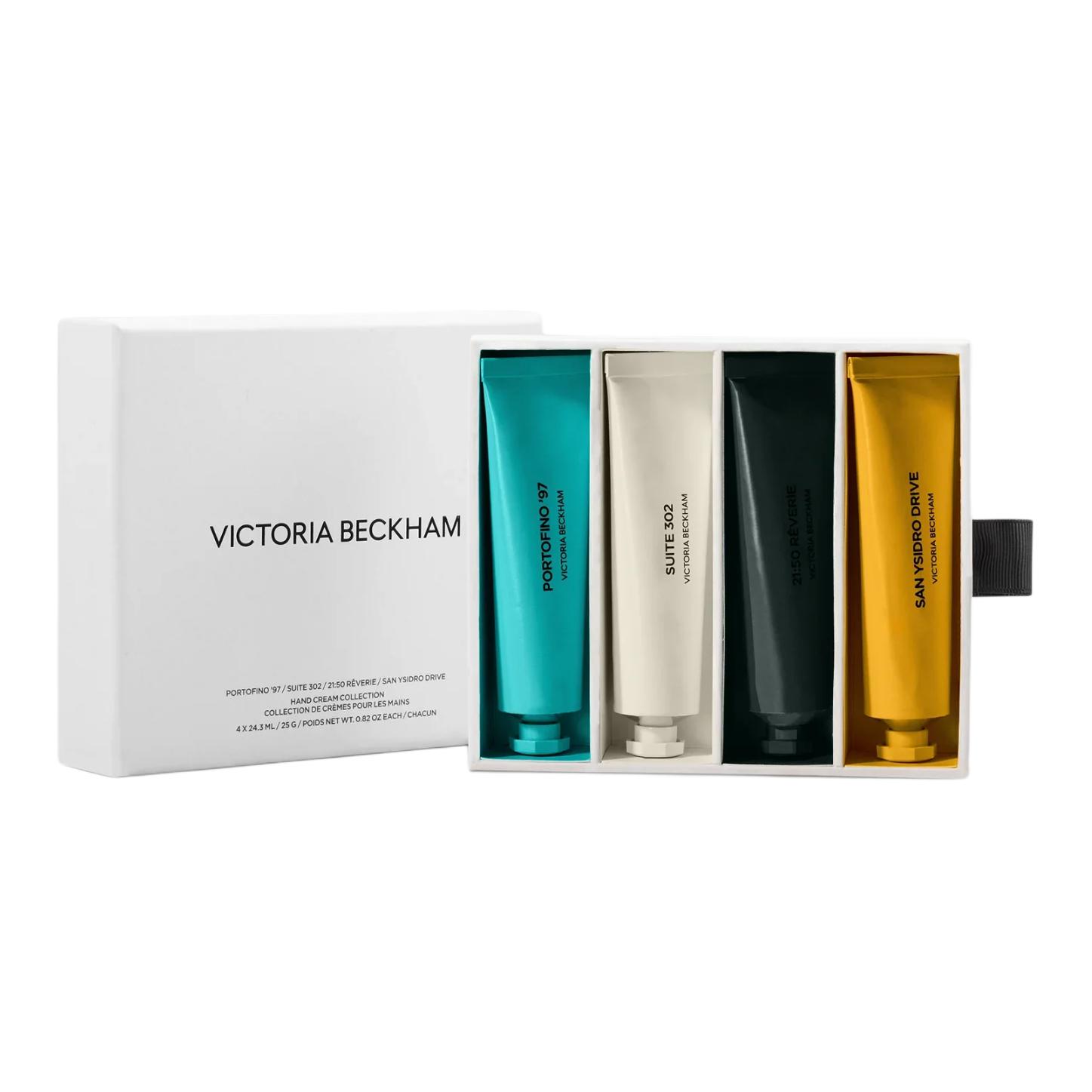 Victoria Beckham Легкий цитрусовый крем для рук в деревянной подарочной упаковке, ароматный и увлажняющий 4 предмета