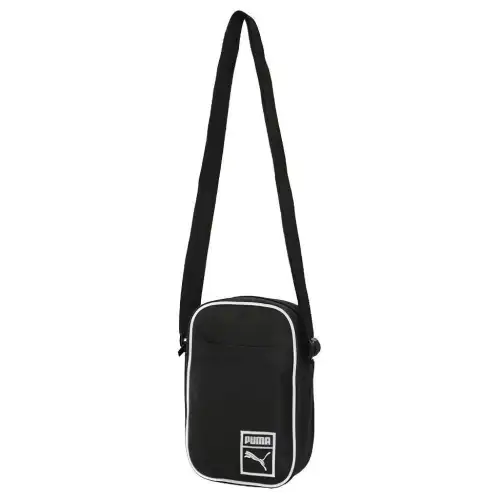 PUMA Fabric Shoulder Bag, Crossbody Bag Regular Unisex Black