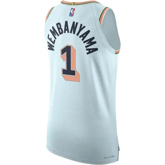 Nike NBA San Antonio Spurs Victor Wembanyama 1 2024/25 City Edition Swingman Jersey Celestine Blue
