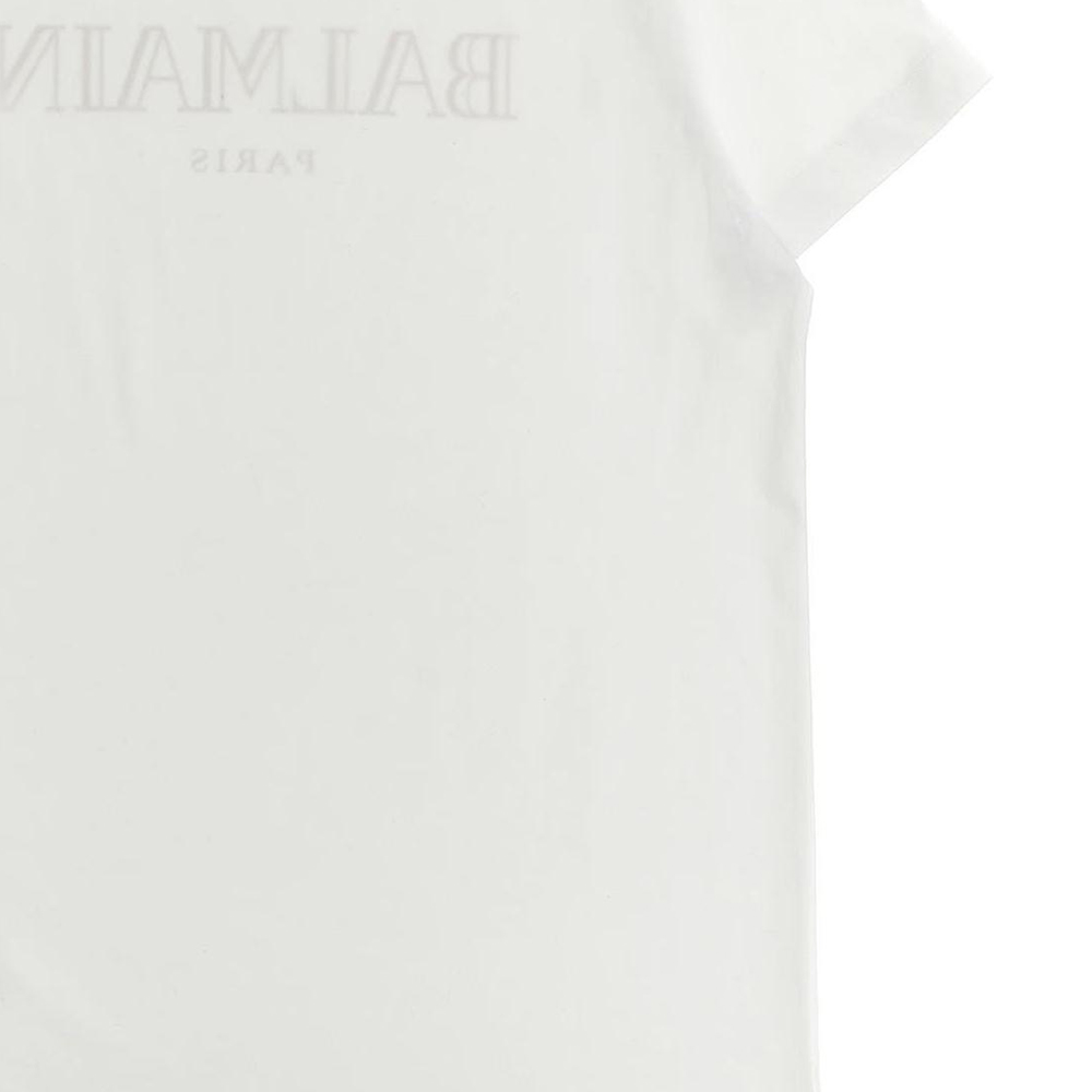 Женская футболка BALMAIN T (белая) — фото 5