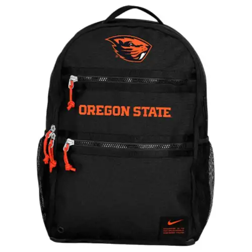 Nike Polyester Backpack Regular Unisex Orange Black