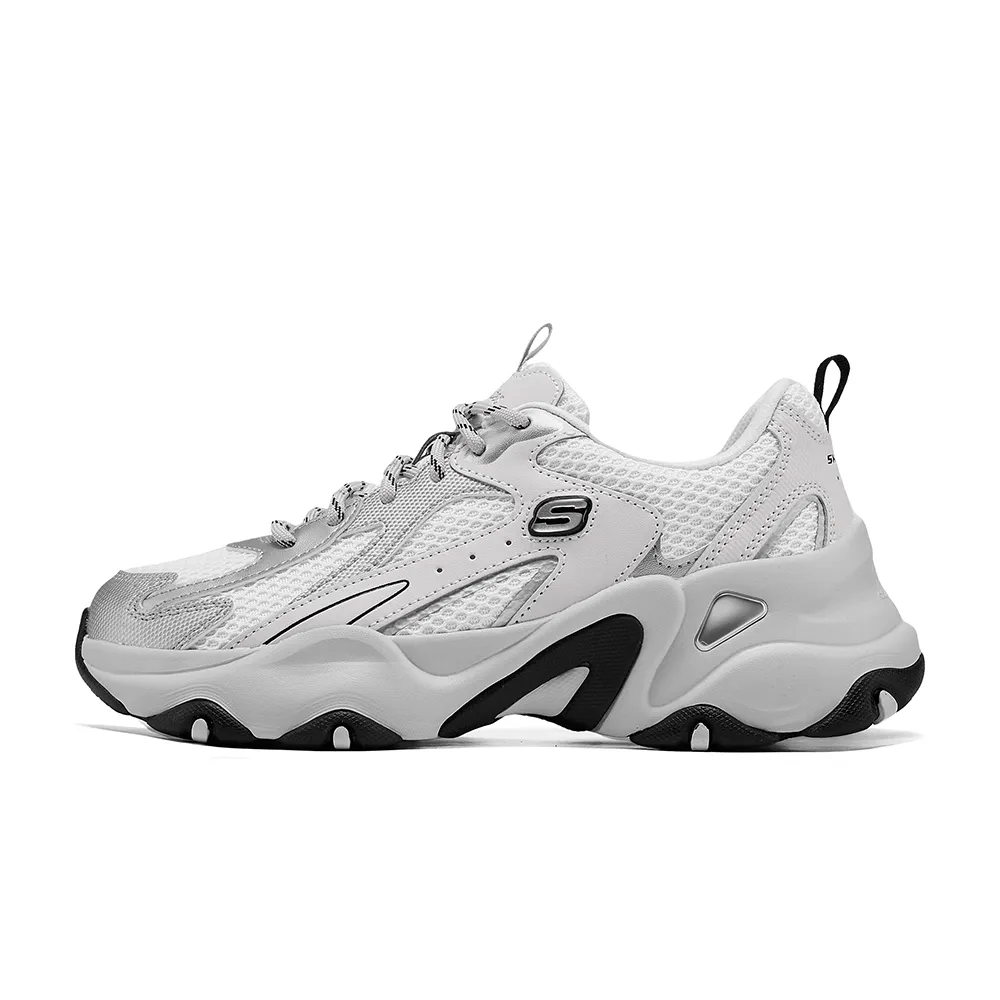 Skechers D'LITES 5.0 Height Increasing Low top Chunky Sneakers Women's Silver