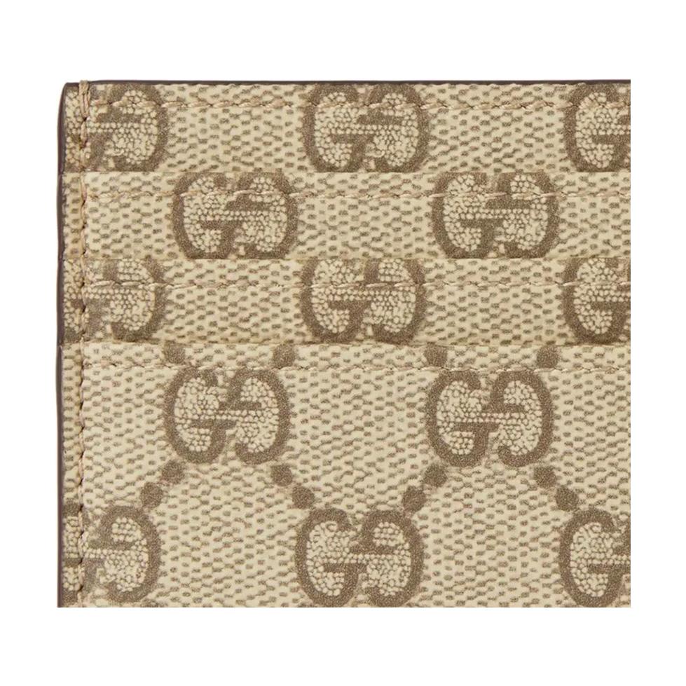 Кошелек Gucci GG Emblem (бежево-коричневый) — фото 5