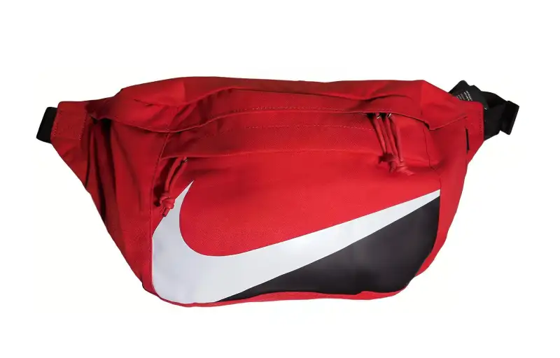 Nike Polyester Sling Bag, Fanny Pack Regular Unisex Red/Black