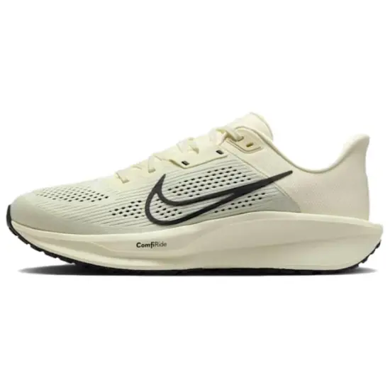 Nike Quest 6 Cushioning And Breathable Low Top Casual Running Shoes Men's Beige Black