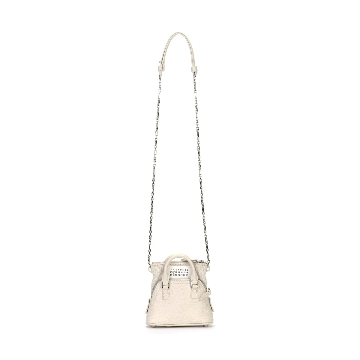 Maison Margiela 5AC Cow Leather Handbag, Shoulder Bag, Crossbody Bag Women's Light Gray